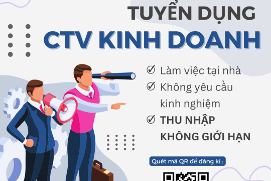 VINTRAVEL TUYỂN DỤNG ĐẠI LÝ, CỘNG TÁC VIÊN THÁNG 01.2024